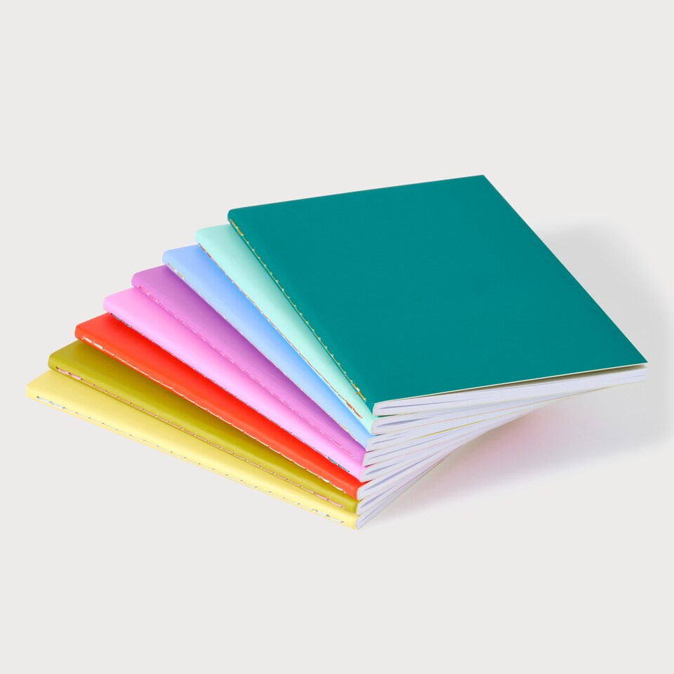 image 1 of Paperchase Happy As a Fish Mini 8 Notebook Library