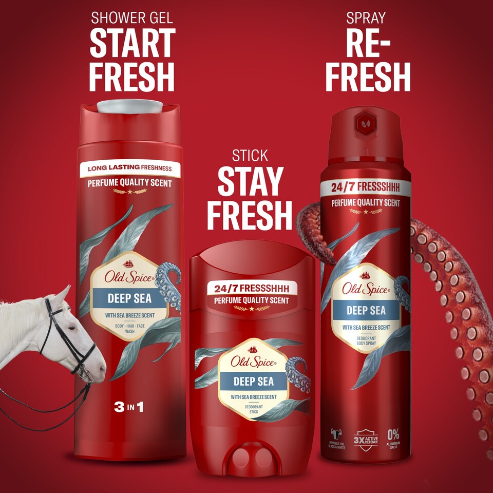 Obrázek 1 pro produkt Old Spice Deep Sea Tuhý Deodorant Pro Muže 50ml