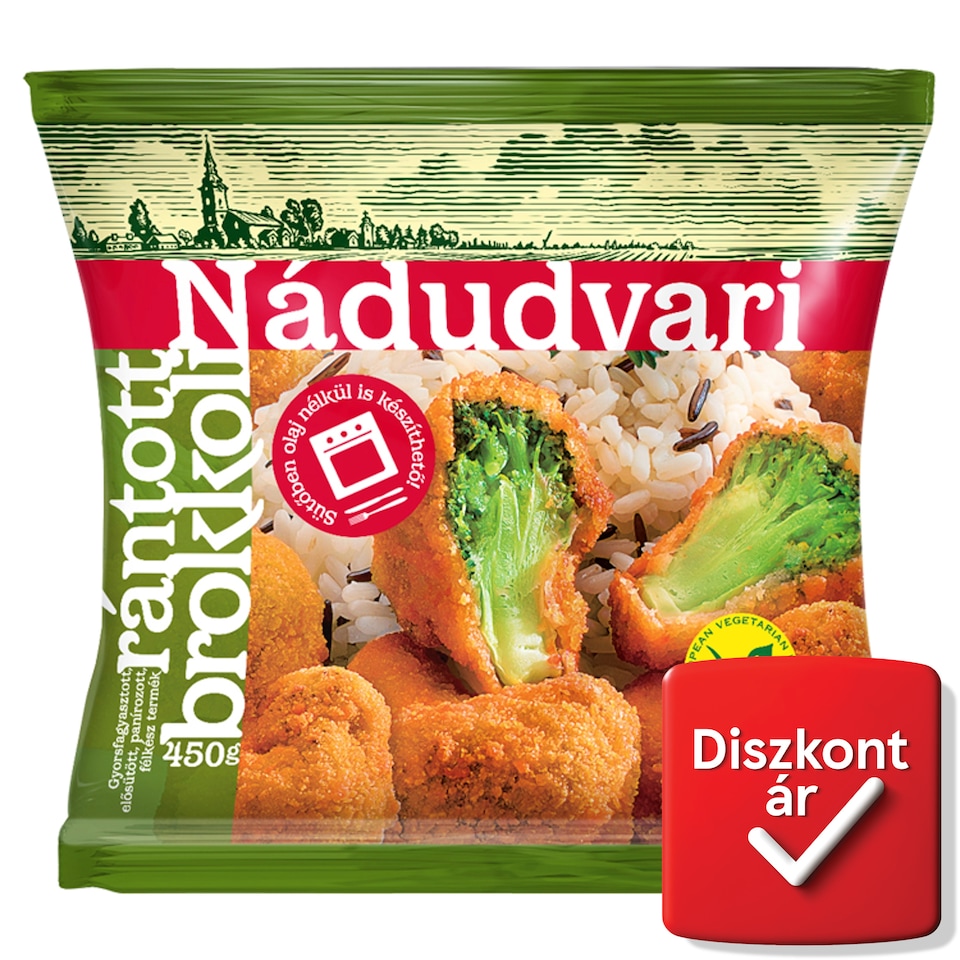 Nádudvari gyorsfagyasztott rántott brokkoli 450 g