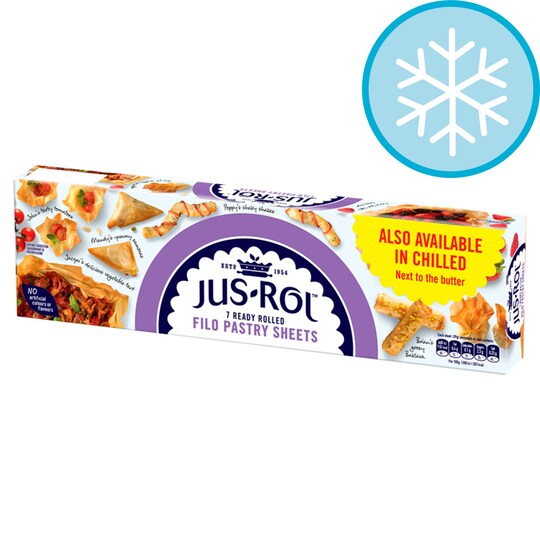 Jus-Rol 7 Filo Pastry Ready Rolled Sheets 270G