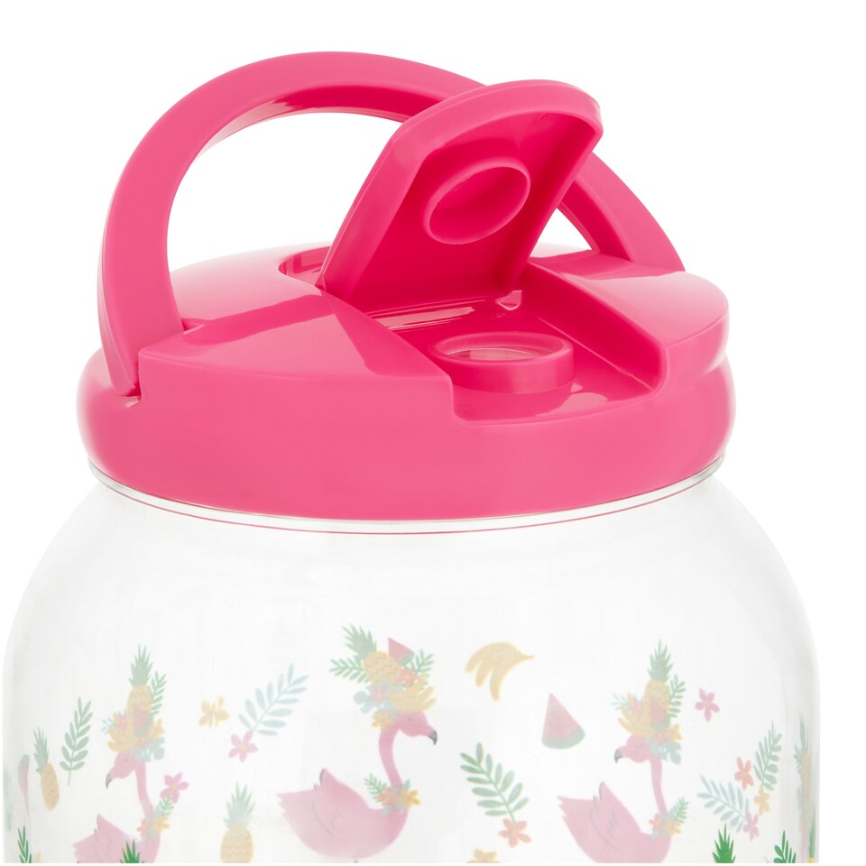 image 1 of Tesco Popsicle Flamingo Drinks Dispenser