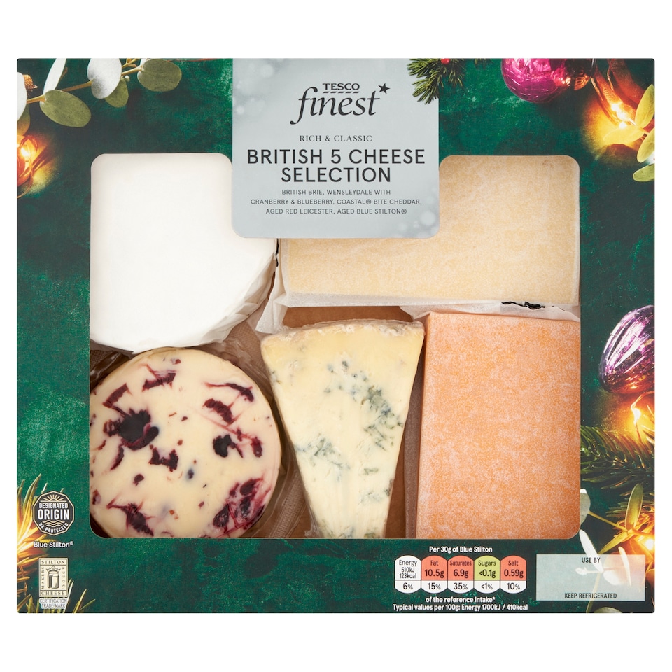 Tesco Finest  British 5 Cheese Selection 506g