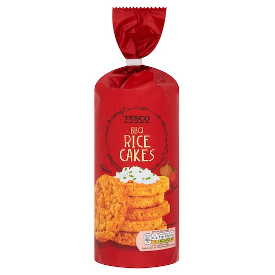 Tesco Rice Cakes Bbq Flavour 145G