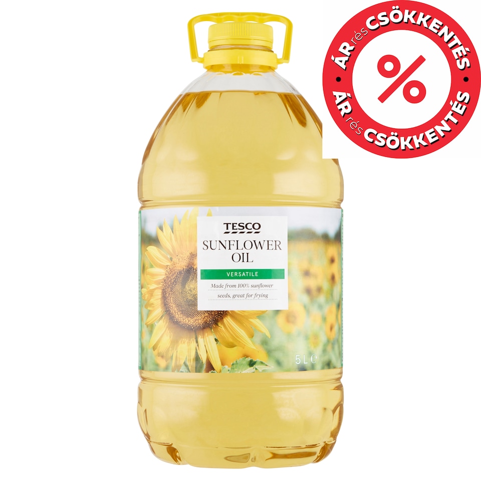 Tesco finomított napraforgó-étolaj 5 l