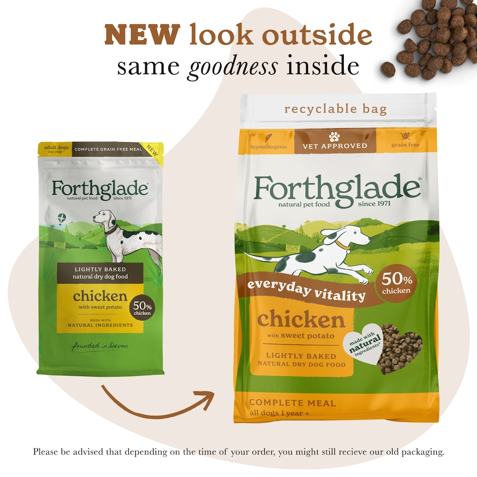 image 1 of Forthglade Lightly Baked Chicken Dry Dog Food 2kg