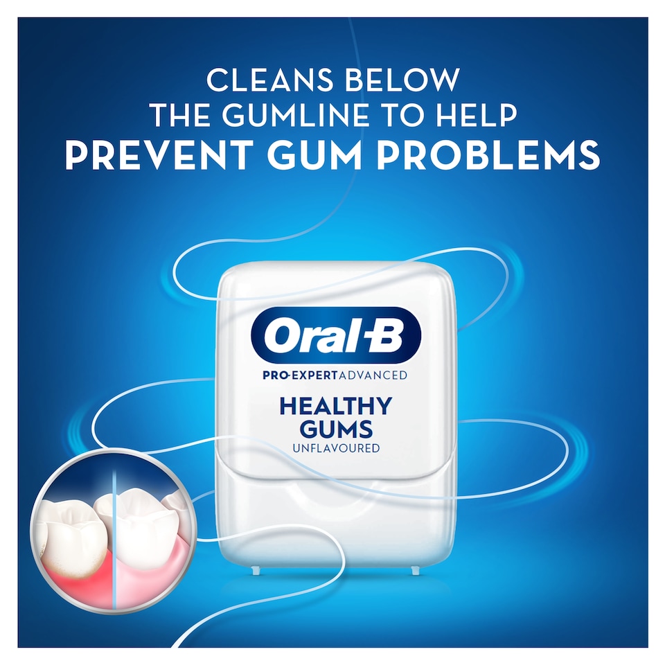 image 1 of Oral-B Pro Expert Healthy Gums Waxed Floss Tape 50M