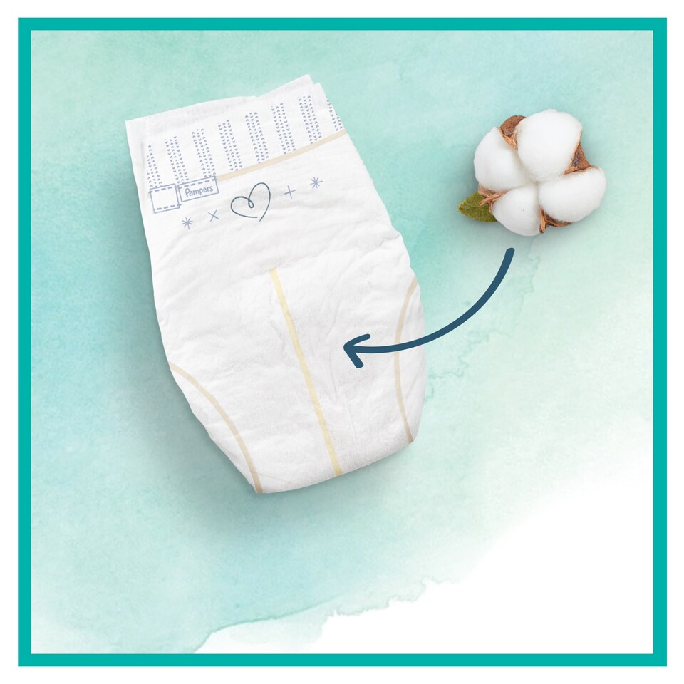 Pampers Harmonie Pelenka Méret 1, 26 db Pelenka, 2kg-5kg 1. kép