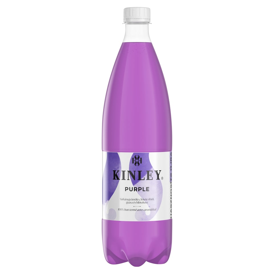 Kinley Purple Mixed Fruit-Flavored Carbonated Soft Drink with Sugar and Sweeteners 1 l
