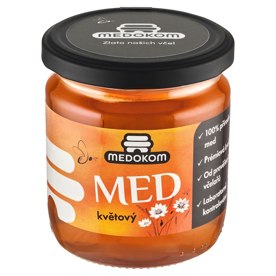 obrázok 1 z Medokom Med kvetový 500 g