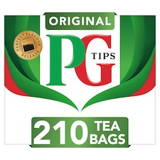 PG Tips Original Black Tea 210 Tea Bags 609g