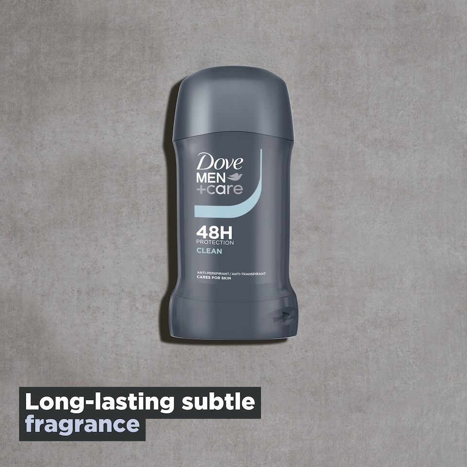 image 1 of Dove Men+Care Clean Comfort 48h Antiperspirant Deodorant Stick 50ml