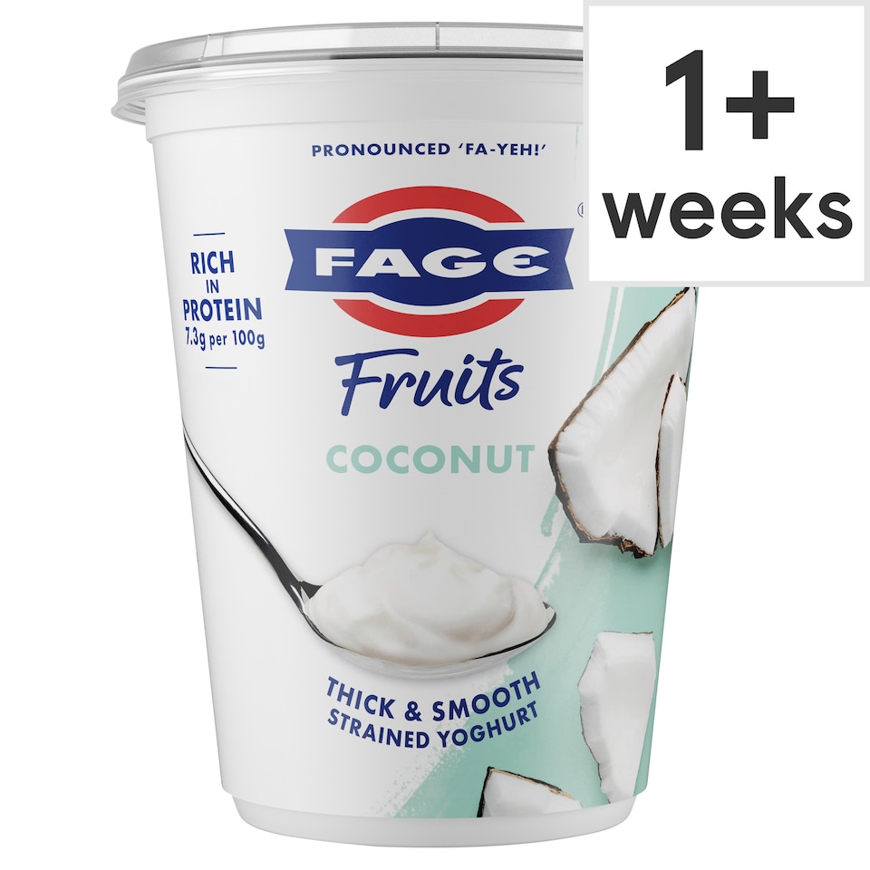 FAGE FRUITS COCONUT GREEK STRAINED YOGHURT 380G