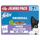 image 1 of FELIX Original Senior 7+ Fish Selection in Jelly Wet Cat Food 40x85g