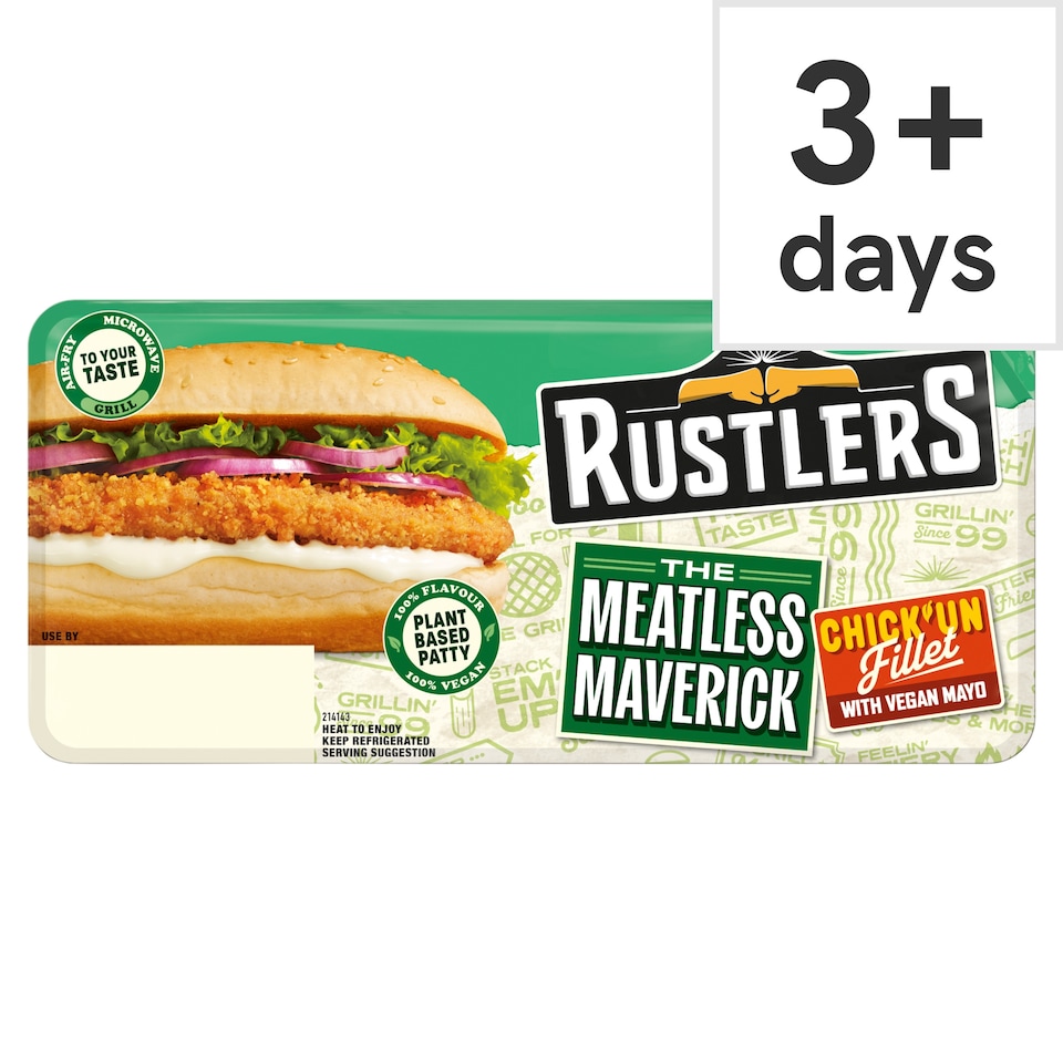 Rustlers Meatless Chick Un Fillet 162G