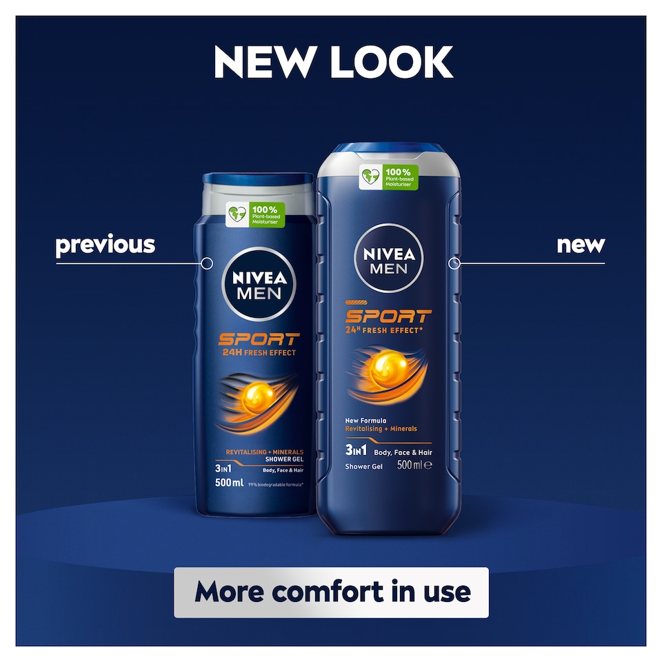 image 1 of Nivea Men Sport Shower Gel 500Ml