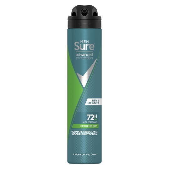 Sure For Men Extreme Dry Antiperspirant Active Man 200ml Deodorant best