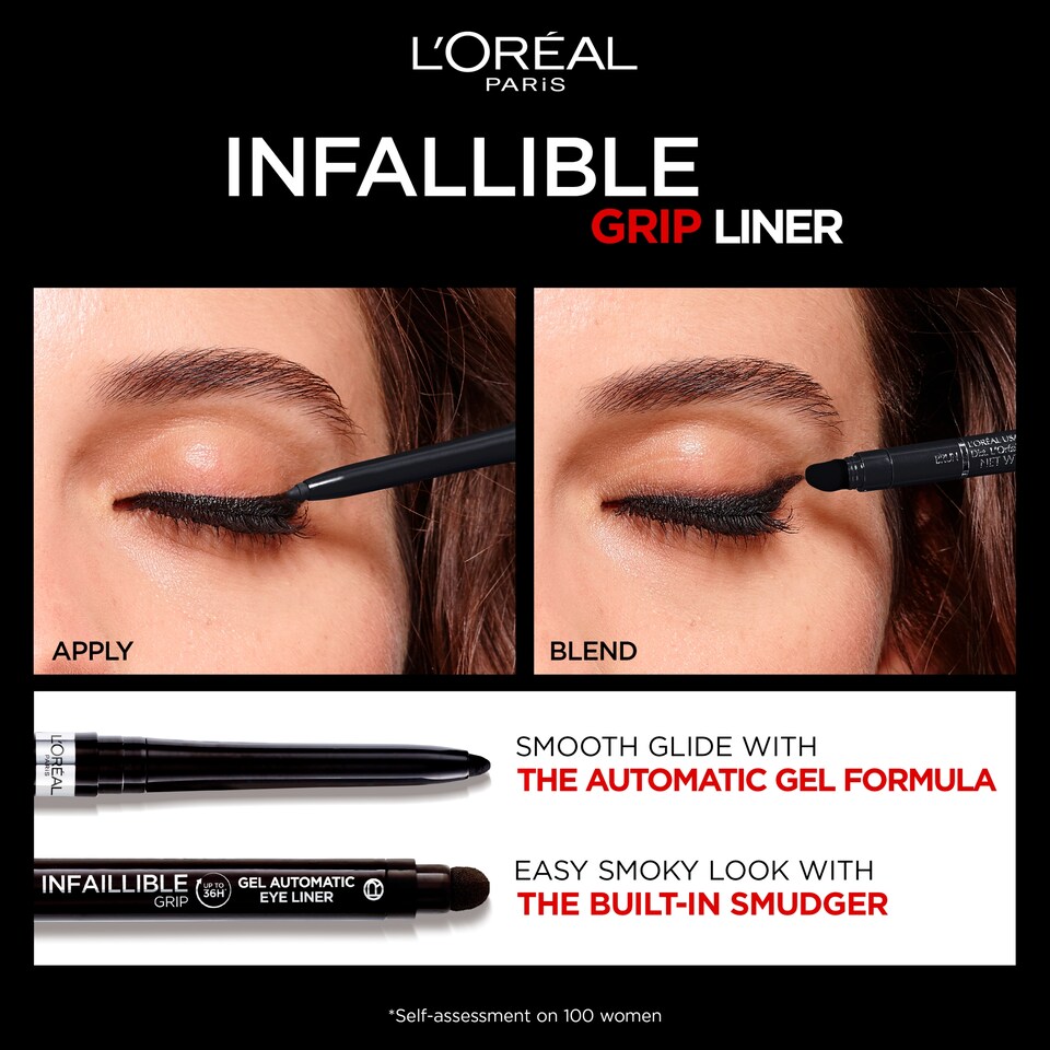 image 1 of L'Oreal Infallible Grip Gel Automatic Eyeliner Brown Denim