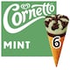 image 4 of Cornetto Mint Ice Cream Cones 6x90ml
