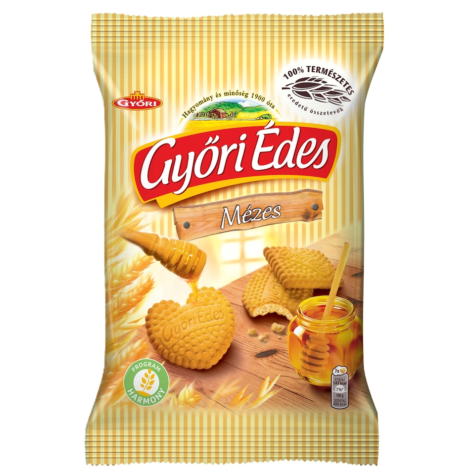 Győri Édes Friable Biscuits with Honey 150 g