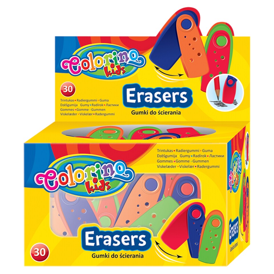 image 1 of Colorino Kids Rotating Eraser