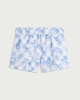 image 2 of F&F Boys My Vacay Print Checked Swim Shorts in Blue