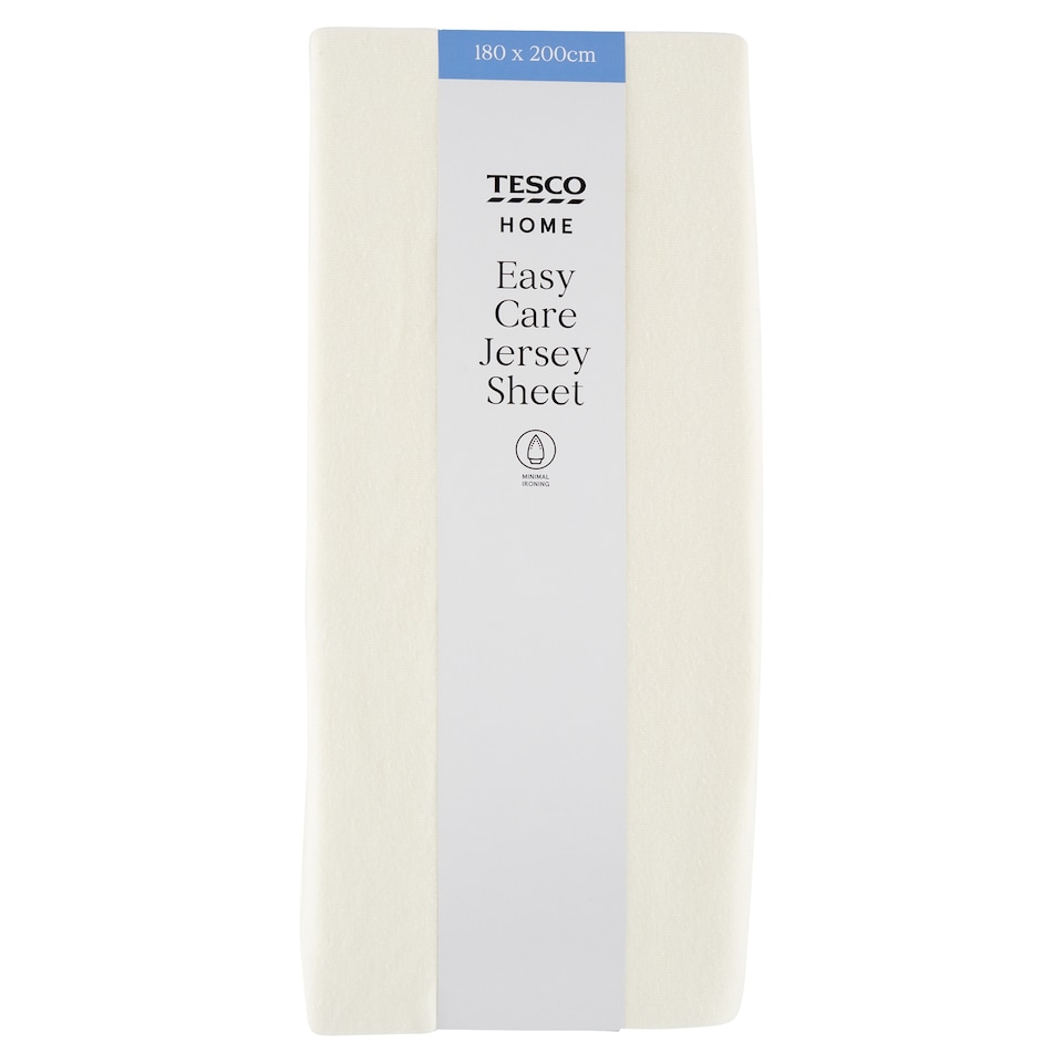 Tesco Home Easy Care Cream posteľná plachta 180 x 200 cm