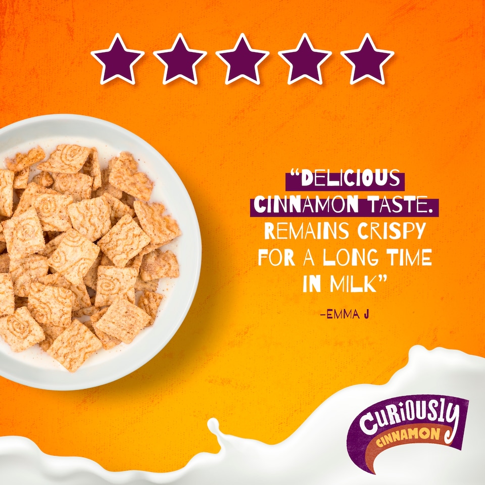 image 1 of Nestlé Curiously Cinnamon Cereal 375g