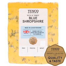 Tesco Blue Shropshire Cheese 180g