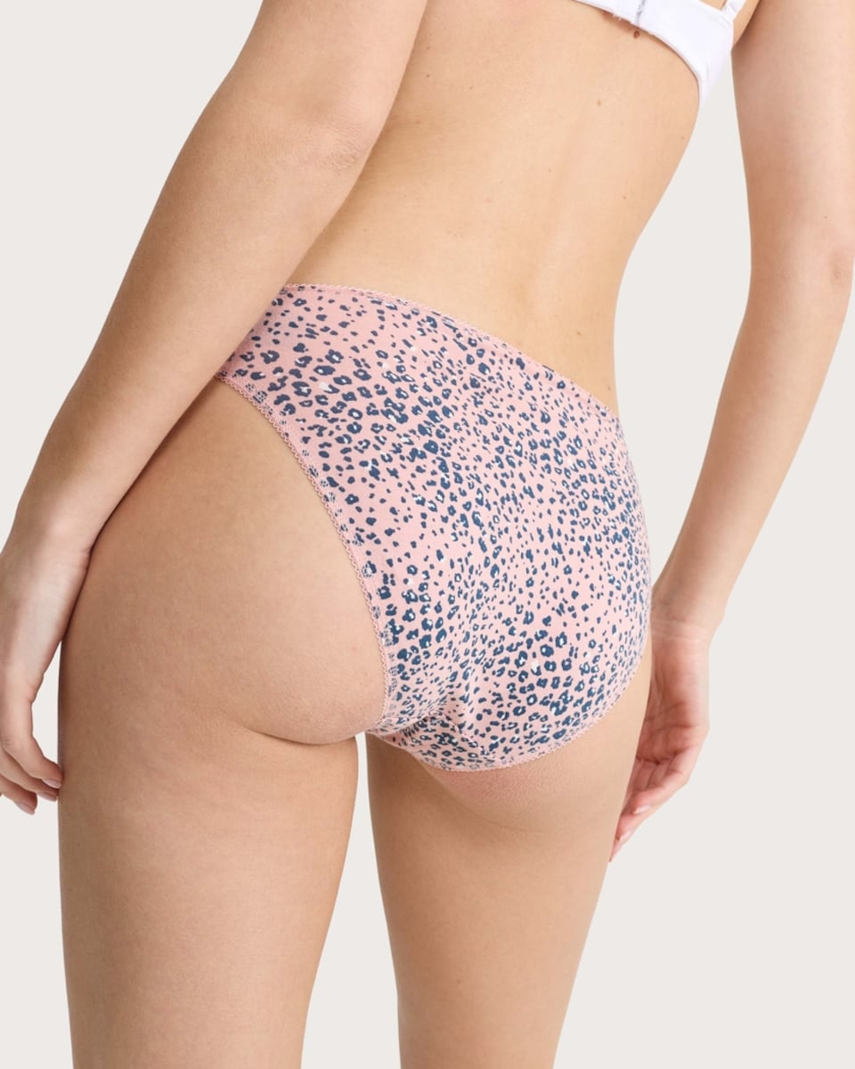 image 1 of F&F 5-Pack Cotton Rich Printed High Leg Briefs in Multi