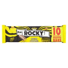 Fox's Rocky Caramel Biscuit Bars 10 Pack