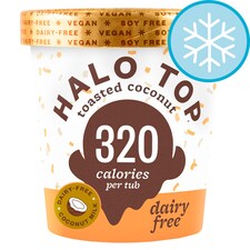 Halo Top Toasted Coconut Dairy Free Ice Cream 473Ml