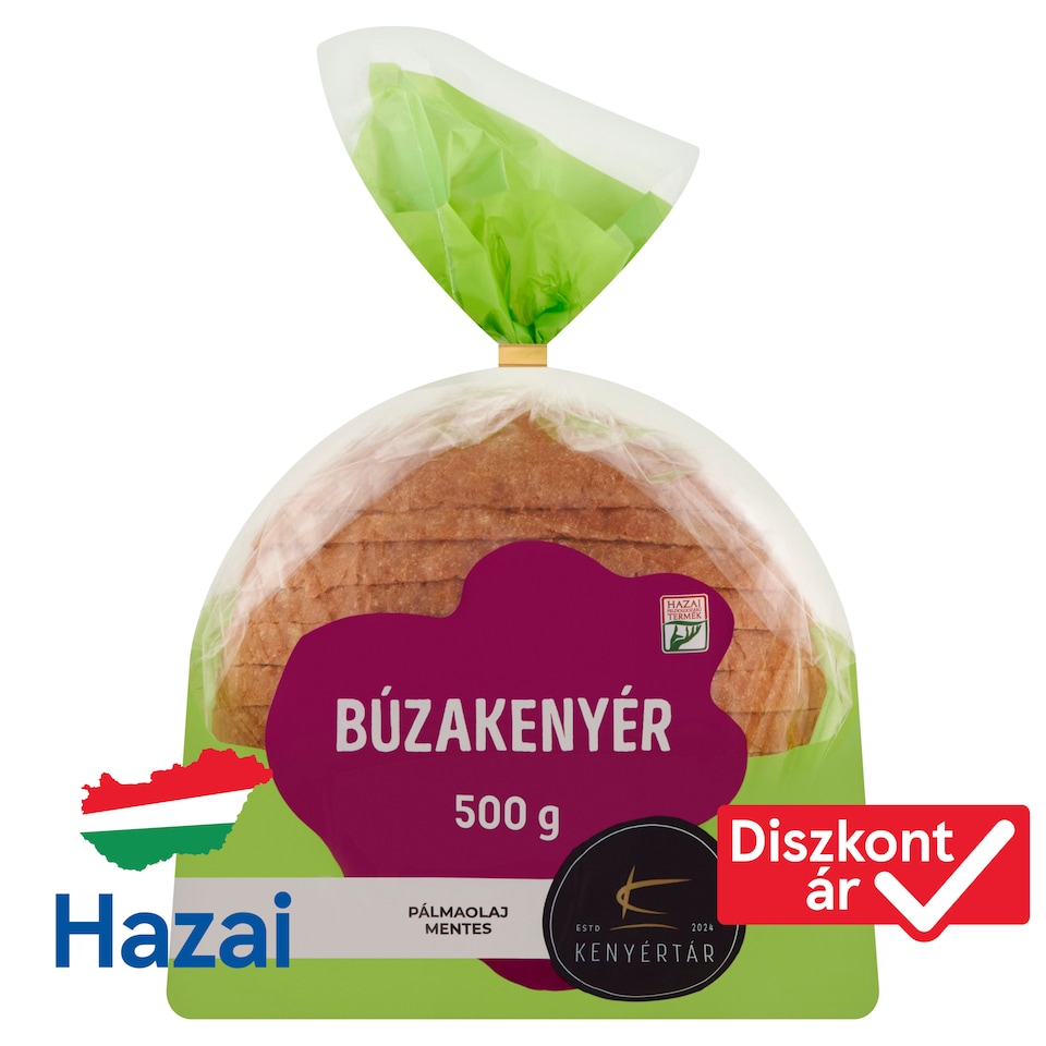 Kenyértár szeletelt búzakenyér 500 g