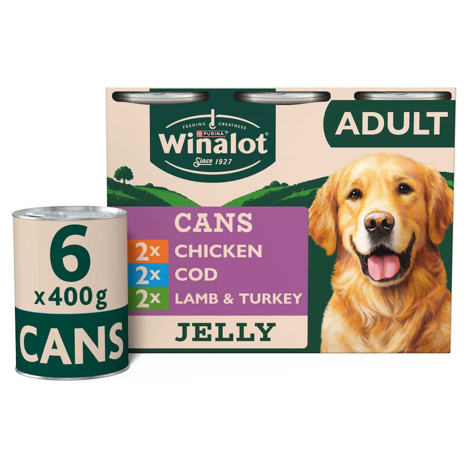 image 1 of WINALOT® Classics Mixed in Jelly Wet Dog Food 6x400g