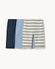 image 2 of F&F Baby 3-Pack Pure Cotton Leggings in Multi White