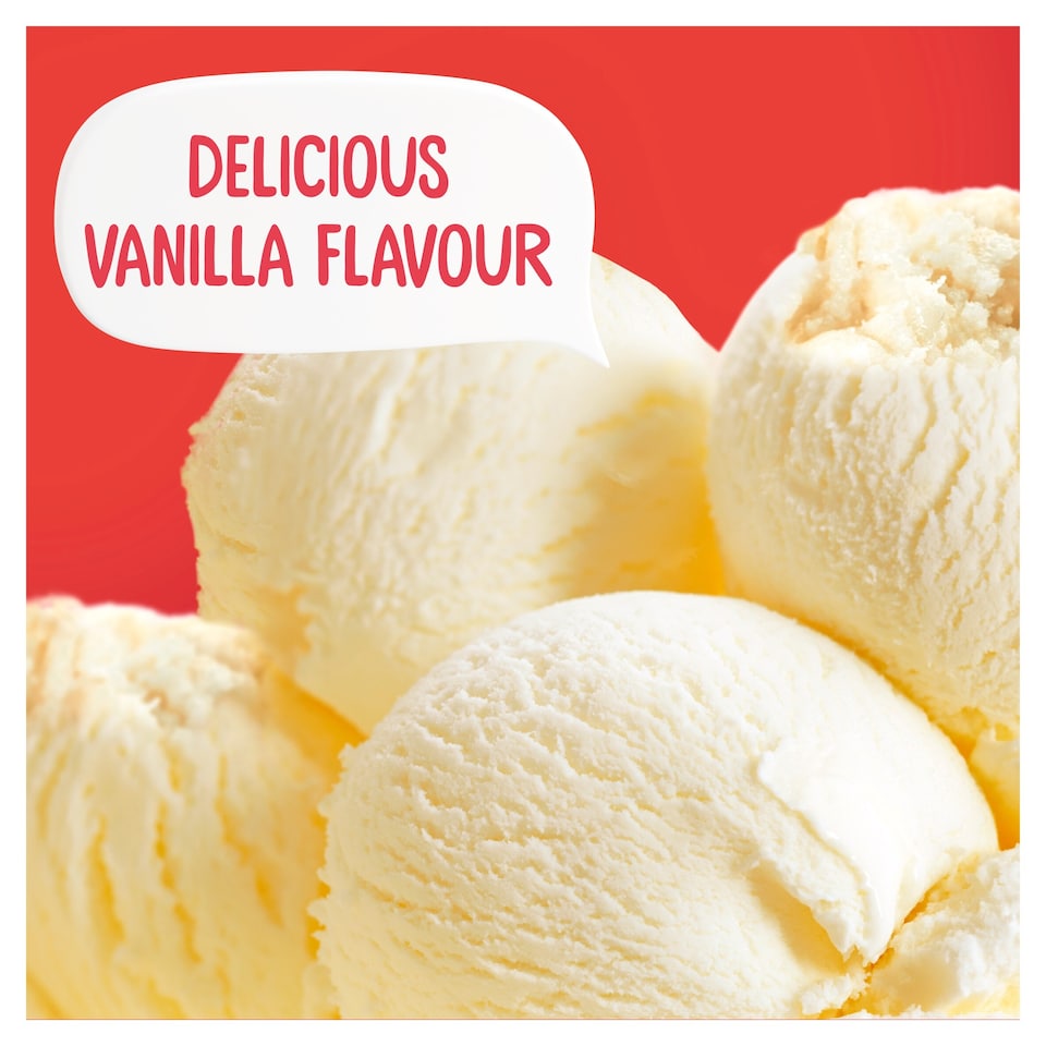 image 1 of Wall's Soft Scoop Vanilla Ice Cream Tub 1800ml