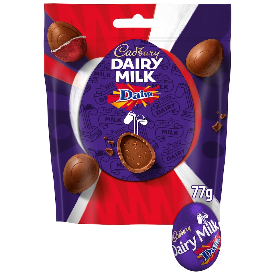 Cadbury Dairy Milk Daim Mini Eggs 77g