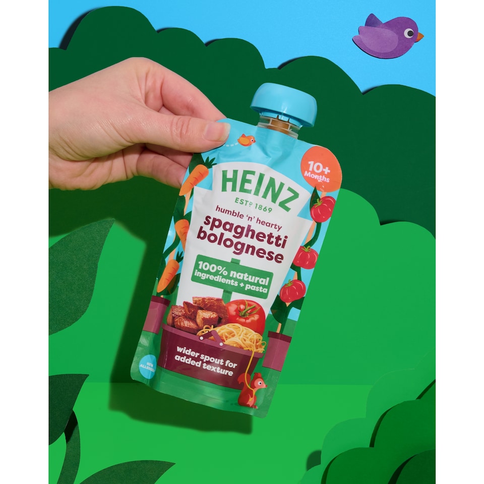 image 1 of Heinz Spaghetti Bolognese Baby Food Pouch 180g