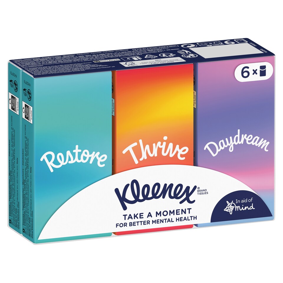 image 1 of Kleenex Tissues Collection 6 Pocket Packs