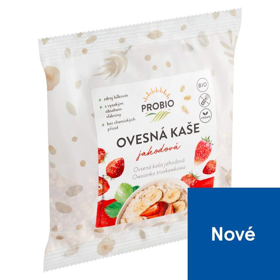 Probio Ovesná kaše jahodová 65g