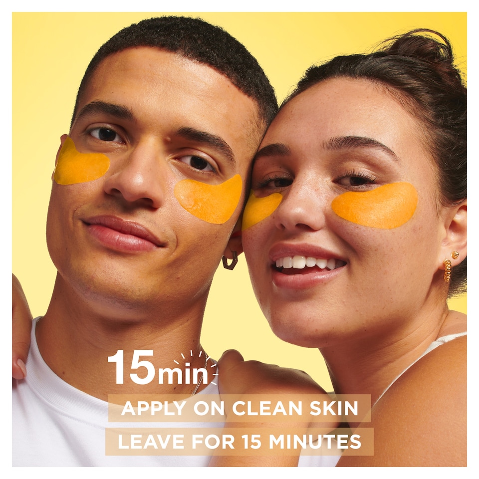 image 1 of Garnier SkinActive Brightening Eye Mask with Vitamin C 5g