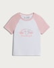 image 4 of Cinnamoroll Cotton Rich Ribbed Short Sleeved T-Shirt in White