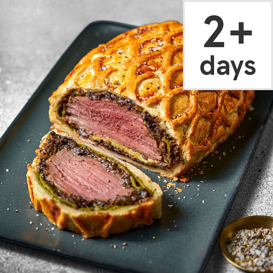 33. Tesco Finest Chef’s Collection Beef Wellington 1.18-1.406kg (Serves 4)