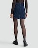 image 3 of The F&F Edit Denim Button-Front Skirt in Navy
