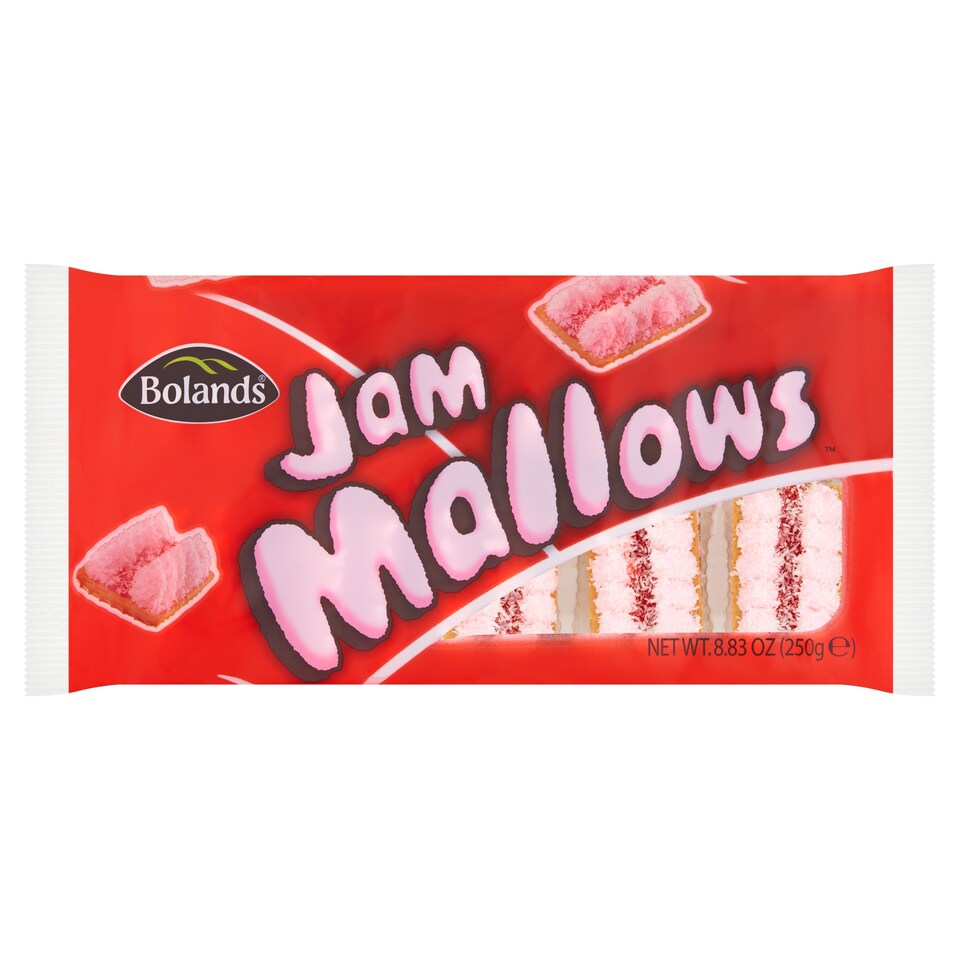 Bolands Jam Mallows 250G