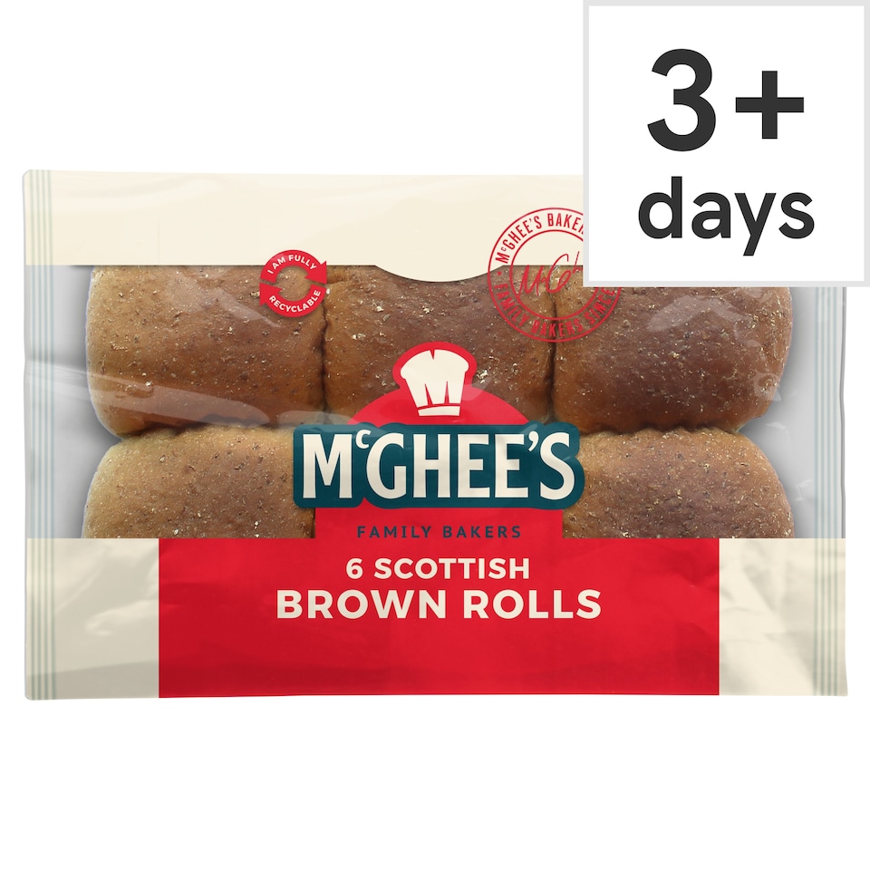 McGhee's Scottish Brown Rolls 6 Pack
