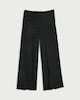 image 5 of F&F Textured Wide Leg Co-ord Trousers in Black