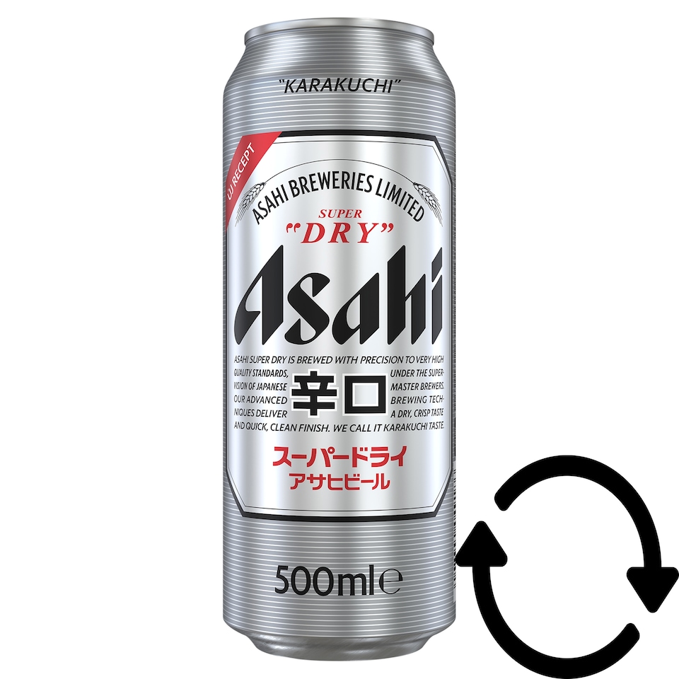 Asahi Super Dry világos sör 5% 500 ml