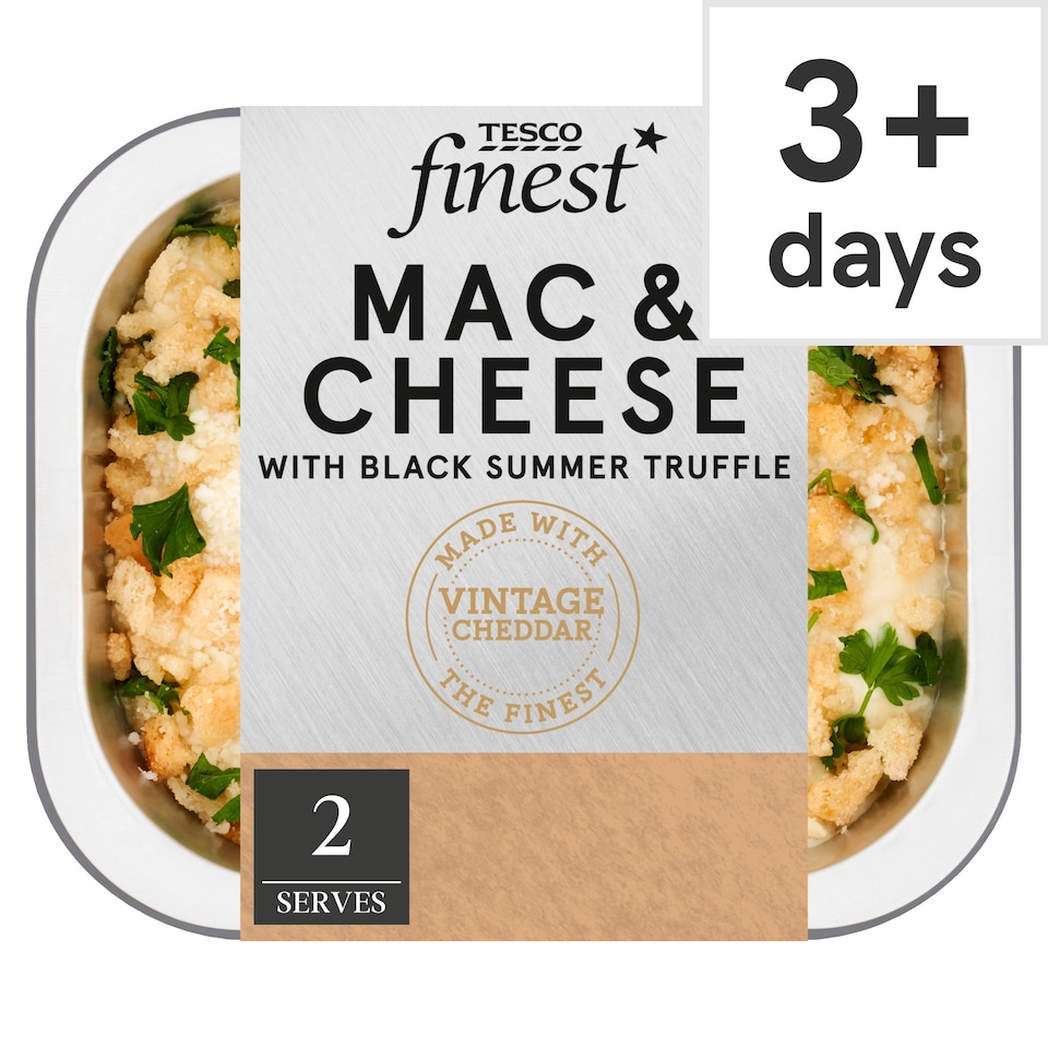image 1 of Tesco Finest Mac & Cheese with Black Summer Truffle 350g