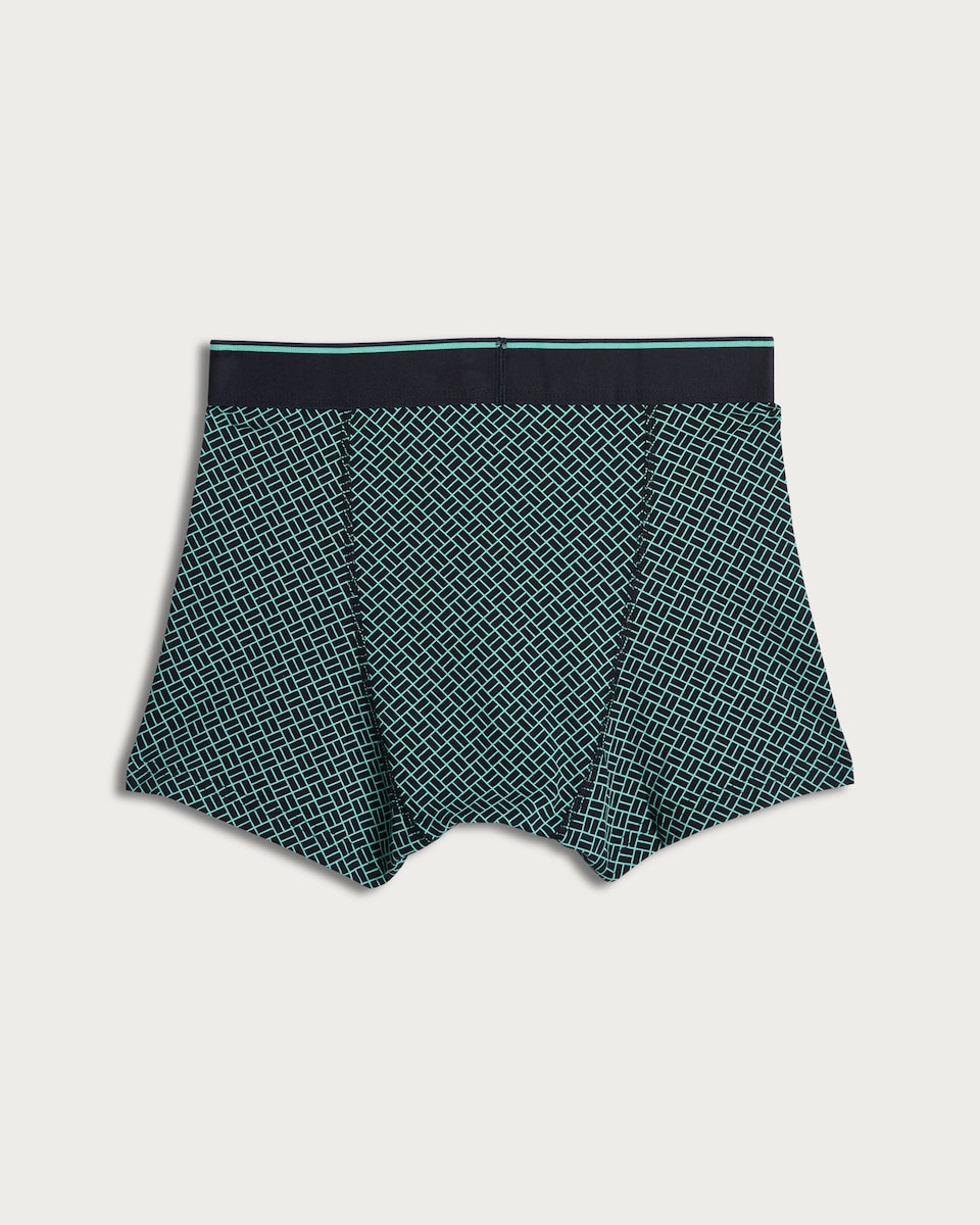 image 1 of F&F 3-Pack Cotton Rich Geometric Patterned Hipsters in Multi
