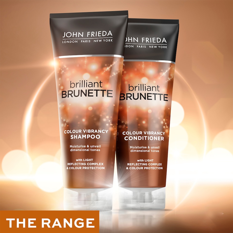 image 1 of John Frieda Brilliant Brunette Colour Protect Shampoo 250Ml